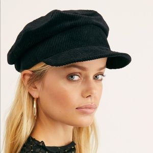 Free People corduroy lieutenant hat